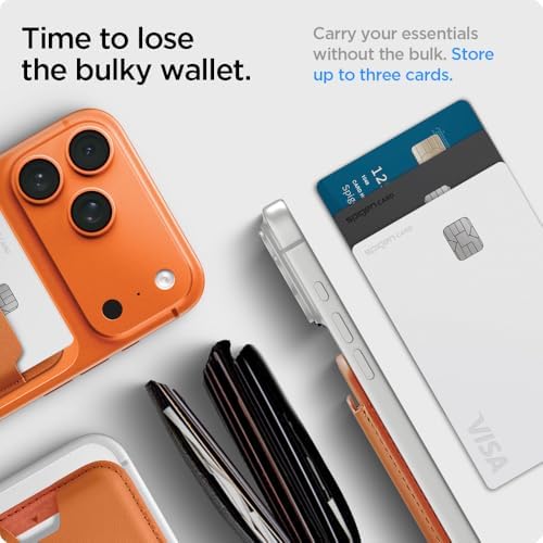 Spigen for MagSafe Wallet, Holds 3 Cards, Strong Magnet, Valentinus MagFit - Image 5