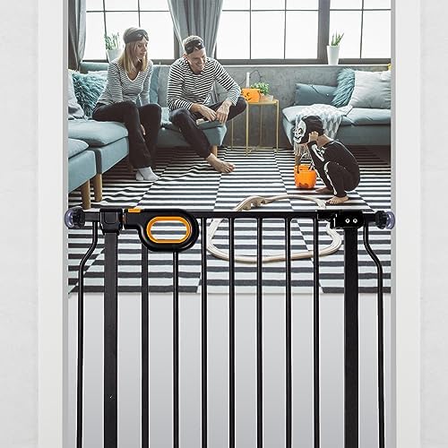 owlie Baby Gate for Stairs 29-33 Inch Wide with Door Indoor - Image 5