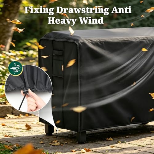 MR. COVER Outdoor prep table cover 52 inch for Keter Unity XL Outdoor Rolling Table Cart, 600D Heavy Duty Waterproof for Grill Dining Kitchen Island cart Protective, Outdoor Storage Cabinet Cover - Image 6