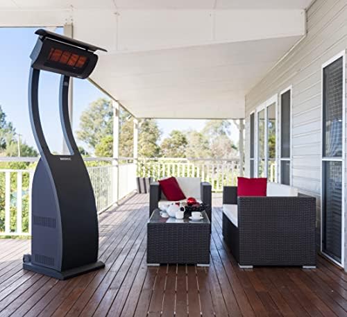 Bromic Tungsten Smart Heat Freestanding 11000W Gas Patio Heater - Natural Gas (NG), 500 Series, 110V, Black Finish - BH0510005 - Image 4