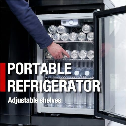 95-Inch 6-Burner Propane Gas Outdoor Grill Island, 85000 BTU 304 Marine SS BBQ with Wine Cooler/Refrigerator, Sink, Granite Countertops for Patio Backyard, Black - Image 6