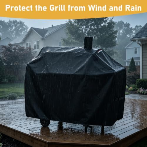 Grill Cover for Realcook Charcoal Grill, BBQ Grill Cover - Image 7