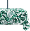 Outdoor Tablecloth with Umbrella Hole Umbrella Tablecloth Patio Tablecloths with Zipper for Courtyards, Terraces, and Beaches 60 x 120 in by Rodvnyh