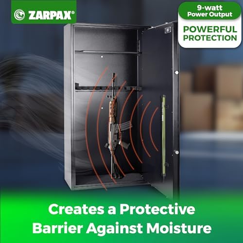ZARPAX Gun Safe Dehumidifier Rod 12" Electric Plug In - 2 Pack - Image 3