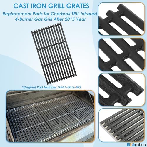 17" Grill Grates and Emitter for Charbroil TRU Infrared 4-Burner 463255020 463242715 463242716 463276016 466242715 463257520 Parts for Charbroil Grill Replacement Parts - Image 4