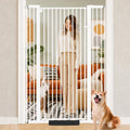 YZHDUXIU 55" Extra Tall Cat Gate, 29.92"-43" Wide Adjustable Pet Gate by Yzhduxiu