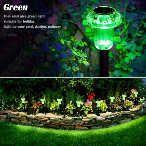 Priddop Solar Halloween Lights Outdoor Waterproof 8 Pack Halloween Decor - Image 5