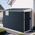AMERLIFE 8x4 FT Lean-to Storage Shed with Lockable Door, Reinforced Frame by AMERLIFE
