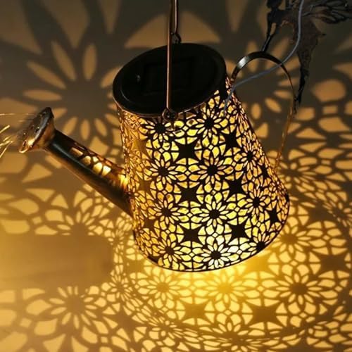Solar Watering Can Light, Solar Outdoor Decorative, Garden Decor Lights - Image 4