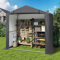 COVERONICS 5' x 3' Outdoor Portable Storage Shelter Shed, Grey by COVERONICS