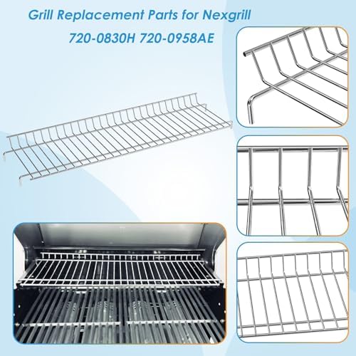 25.6 Inch Warming Rack for Nexgrill 4 Burner 720-0830H 720-0958AE 720-0789H - Image 3