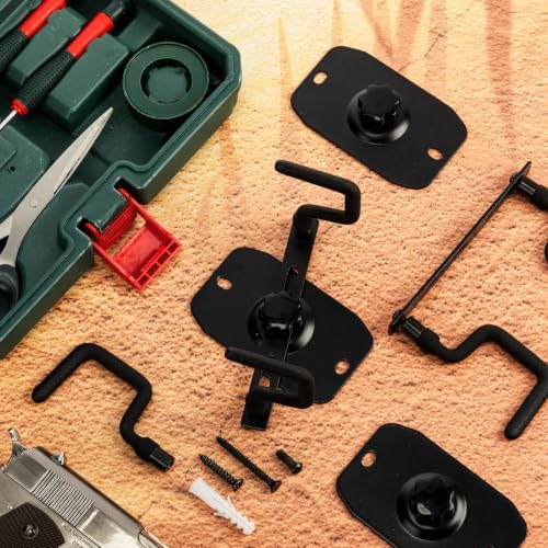Yaocom 4 Pack Pistol Wall Mount Pistol Holder, Assembly Style - Image 6