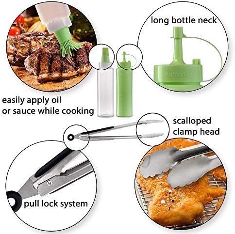 Metal Spatula Set of 6 - Griddle Accessories kit - Grill Flat Spatula Pancake Flipper Hamburger Turner - Metal Utensil Great for BBQ Grill Flat Top Cast Iron Griddle - Image 3