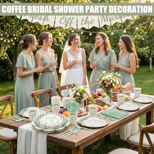 Zubebe Fresh Off the Market Disposable Tableware Set Serves 25 Guests - Image 5