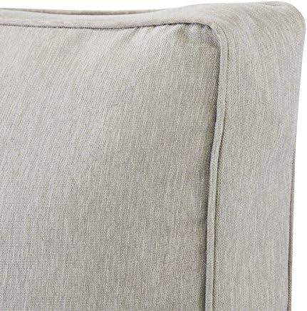 Classic Accessories Montlake Water-Resistant 25 x 22 x 4 Inch Outdoor Back Cushion Slip Cover, Patio Furniture Cushion Cover, Heather Grey, Patio Furniture Cushion Covers - Image 4