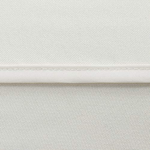LUSHVIDA Rectangle Outdoor Tablecloth with Umbrella Hole 60x102 Inch Beige - Image 5