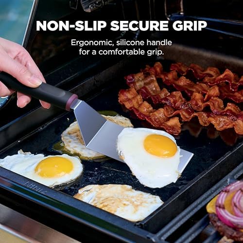 Ninja FlexFlame Griddle Spatula, Stainless Steel, Non-Slip Handle - Image 4
