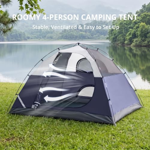 CAMEL CROWN Tents for Camping 2/3/4/5 Person Camping Dome Tent, Waterproof,Spacious, Lightweight Portable Backpacking Tent for Outdoor Camping/Hiking - Image 5