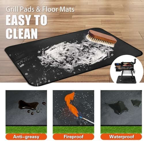 60*40 Inch Outdoor Mat, Double-Sided Waterproof & Fireproof Under Grill Mat - Image 5