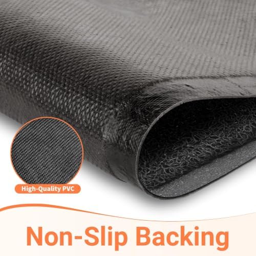 StepLively Door Mat Indoor Outdoor Welcome Mat for Entrance, 32x20in Grey - Image 4