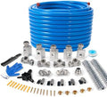 3/4"×100&200&300ft Shop Air Line Kit, Hdpe-Aluminum Rapid Air System by Unknown