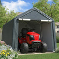 Quictent 8x10FT Carport Shelter Storage Shed with Roll-Up Door&Vents by QUICTENT