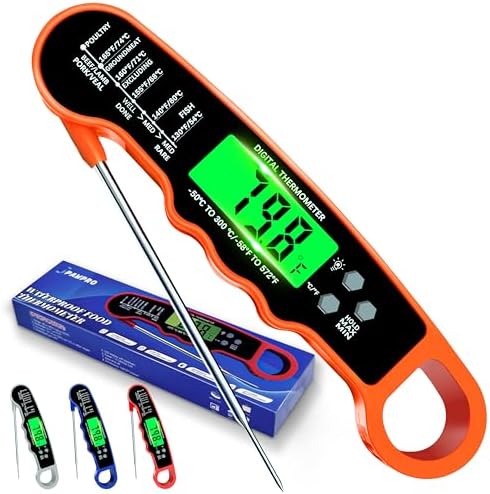 Meat Thermometer Digital, Instant Read Digital Meat Thermometer by Unknown