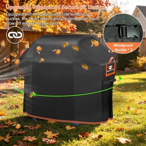 65" BBQ Grill Cover for Outdoor Grill 1000D Heavy Duty Waterproof - Image 6
