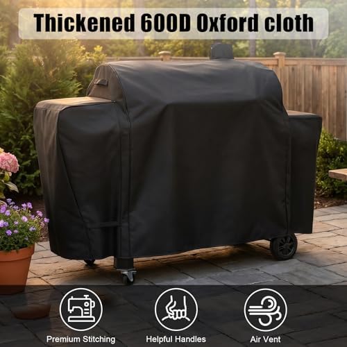 QuliMetal Grill Cover for Pit Boss PB1230 1100 Series Combo Grill - Image 5