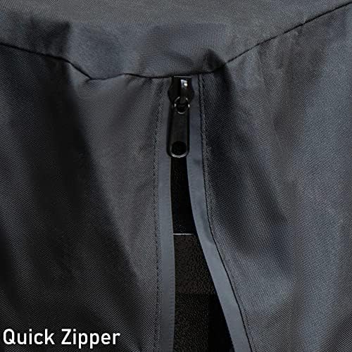 ZJYWSCH Grill Cover for Pit Boss Platinum KC Combo Wood Pellet & Gas Grill Outdoor Waterproof Pit Boss KC Combo Grill Cover PB1285KC 600D Heavy Duty - Image 5