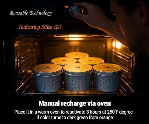 Gun Safe Dehumidifier, Silica Gel Desiccant Canister - Image 5