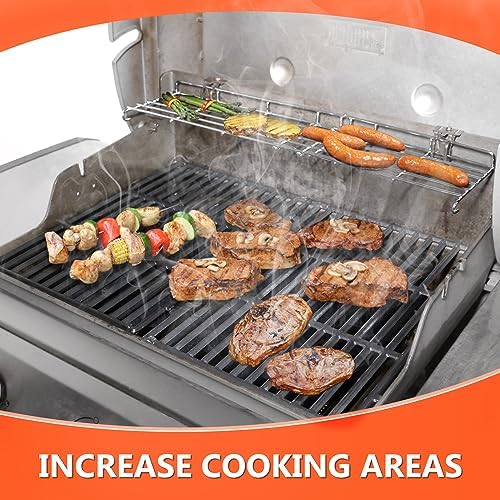 QuliMetal Grill Warming Rack for Weber Genesis II 300 Series - Image 6