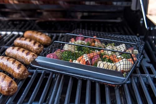 Char-Broil Non-Stick Grill Basket, Black,Silver (Pack of 6) - Image 4