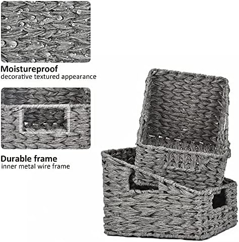GRANNY SAYS Wicker Basket with Handles, Shelf Baskets for Organizing - Image 4