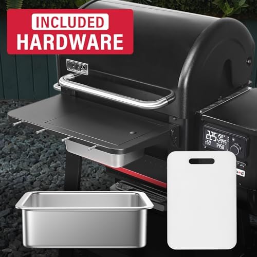 Utheer Front Folding Shelf for Weber Searwood 600, 23 x 12.5 in - Image 4