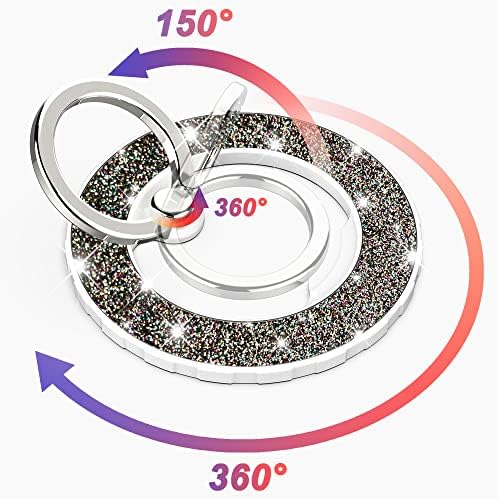 Magnetic Phone Ring Holder for MagSafe, Glitter, Starlight - Image 2