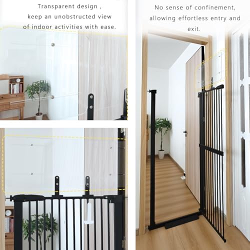 Lumizone Pet Gate Height Extension Kit 13.4" H Black - Image 6