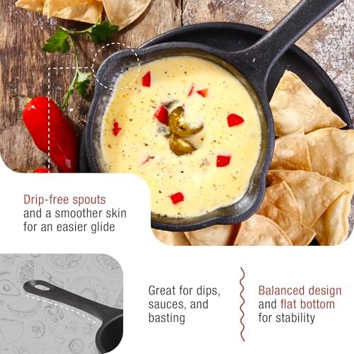 Victoria 0.5-Quart Cast Iron Saucepan, Small Cast Iron Melting Pot Seasoned with Flaxseed Oil, Made in Colombia, Black (Pack of 6) - Image 4