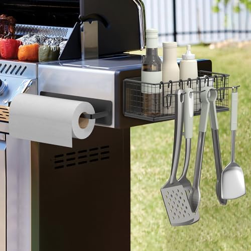 1-Pack Magnetic Storage Bins with Paper Towel Holder for Traeger - Image 6