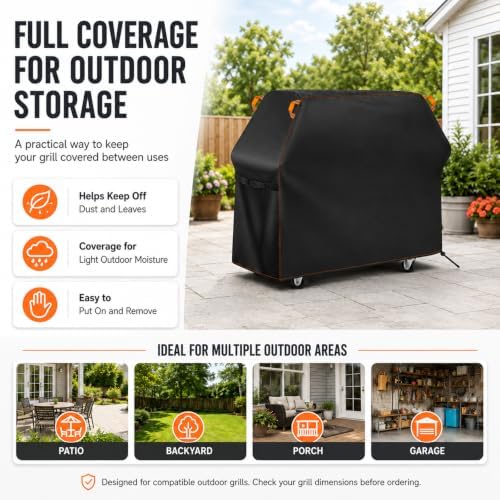 Outdoor Grill Cover for Viking 42" Freestanding Grill 2015-2024 2025 2026, Durable BBQ Grill Cover with Wind Resistant Drawstring and Handles, Barbecue Grill Protector for Patio Backyard - Image 5