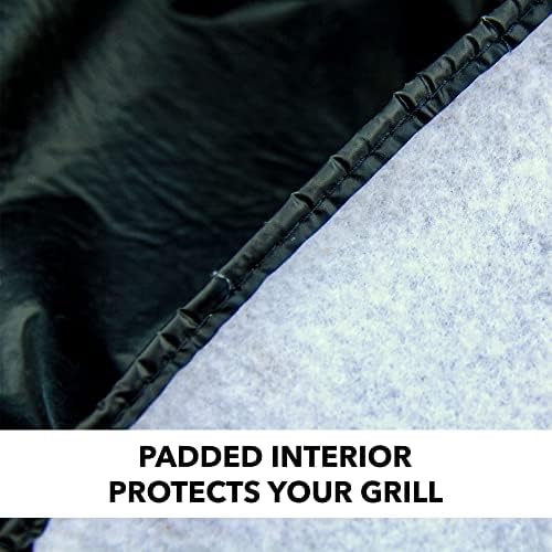 Rico Industries NCAA Florida Gators Black Deluxe Grill Cover Deluxe Vinyl Grill Cover - 68" Wide/Heavy Duty/Velcro Staps - Image 3