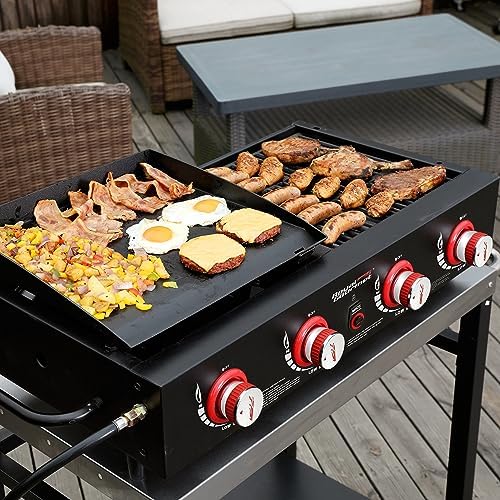 Royal Gourmet GD4002T 4-Burner Tailgater Grill and Griddle Combo - Image 2
