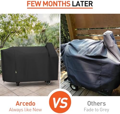 Arcedo Grill Cover Compatible with Pit Boss Austin XL, Wood Pellet Grill and Smoker Cover for Pitboss 1000, Rancher XL, 1100 pro, 1150, All Weather Protection BBQ Accessories - Image 3