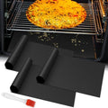 Oven Liners for Bottom of Electric Gas Oven - 3Pack Large Heavy Duty Oven Mat, Non-Stick Oven Floor Protector Liner, Reusable Heat Resistant Stovetop Air Fryer Grill Baking Mat Easy to Clean 23"x15.7" by MimekitchenKitchenHelper