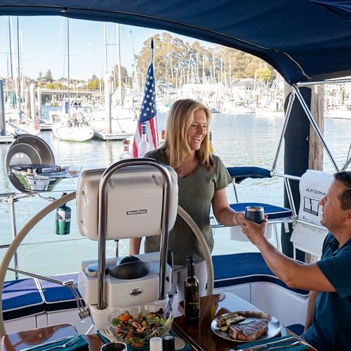 Magma A10-205 Marine Kettle Gas Boat Grill, Original Size (15"), Portable - Image 6