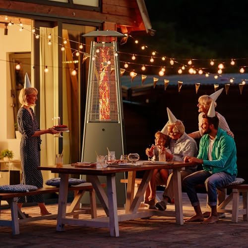 OLIXIS 42000 BTU Pyramid Patio Heater, Outdoor Heater - Image 2