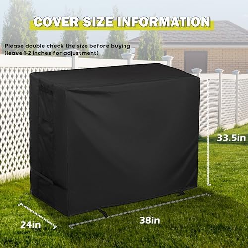Griddle Cover for Royal Gourmet GB2000 2 Burner Grill, Flat Top Grill Cover for Outdoor BBQ, Outdoor Barbecue Cover for Gas Propane Griddle-Waterproof - Image 7