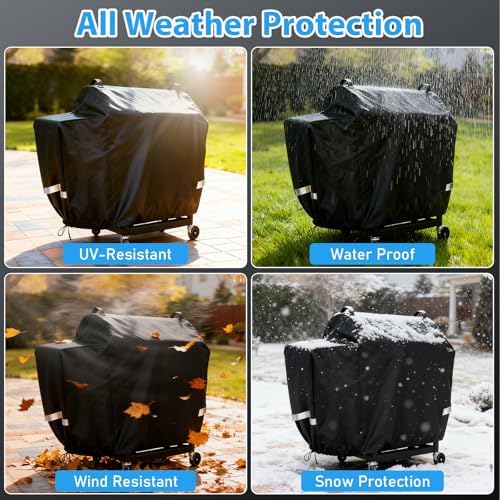 Utheer Grill Cover for Rec teq RT-590, Deck Boss 590/800/900 & RT-700 - Image 4
