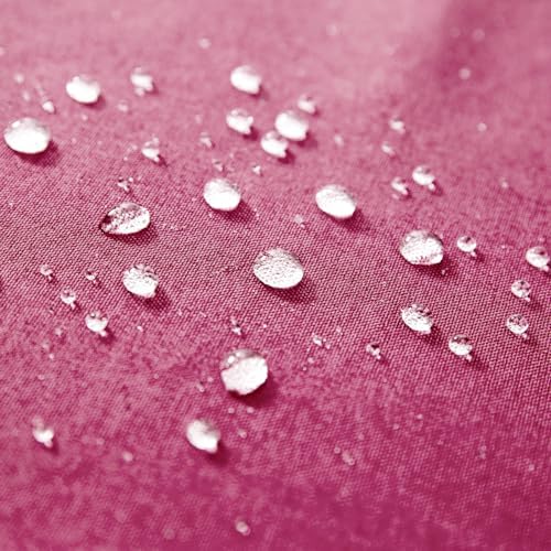 MIULEE Decorative Outdoor Pillow Covers Lumbar Waterproof 12x20 Hot Pink - Image 3
