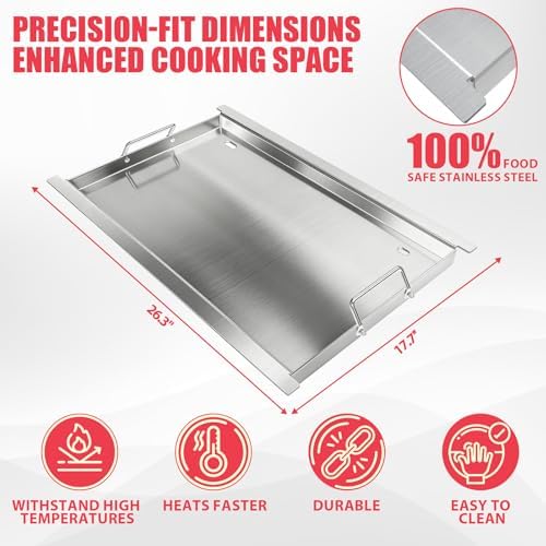 Griddle Insert for Napoleon Prestige PRO 500 & Built-in P500 Series Grills - Image 3